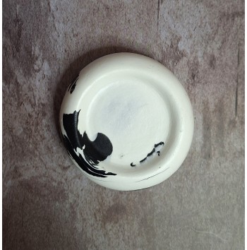 Bandeja Anillos Marmolado Blanco y Negro mod. II