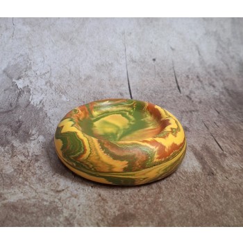 Bandeja Anillos Marmolado Red Yellow Green Oxide