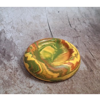 Bandeja Anillos Marmolado Red Yellow Green Oxide