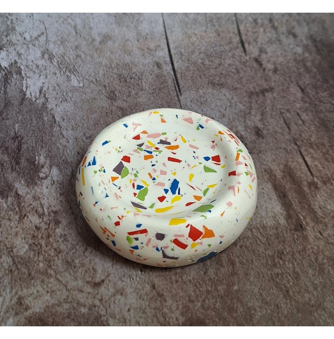 Bandeja Anillos Terrazzo White