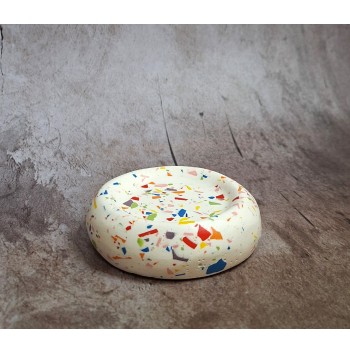 Bandeja Anillos Terrazzo White