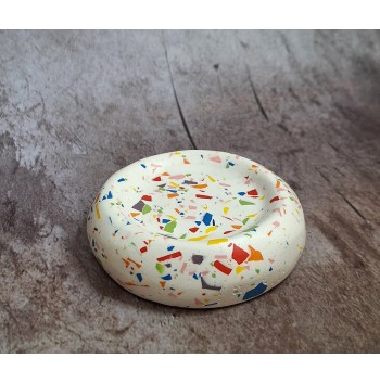 Bandeja Anillos Terrazzo White
