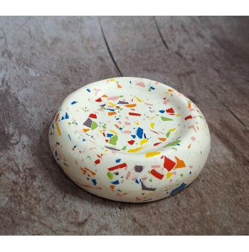 Bandeja Anillos Terrazzo White