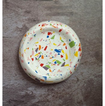 Bandeja Anillos Terrazzo White