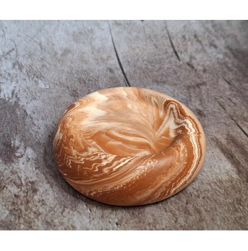 Bandeja Anillos Marmolado Terracota y Blanco